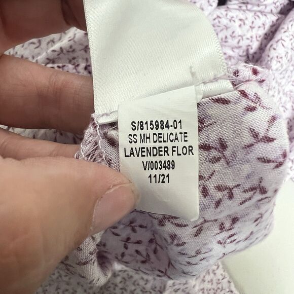 Old Navy Womens Purple Floral Maxi Dress XL Tiered Romantic Cottagecore Boho - Picture 8 of 12